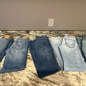 Abercrombie & Fitch Denim Collection in Blue Shades